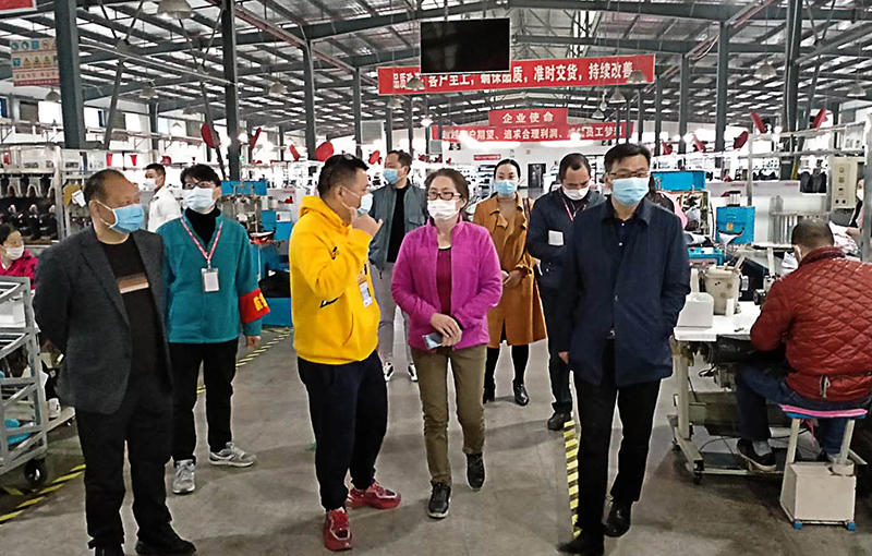 2020年3月23日市总工会朱秋娣主席调研福力德复工复产1.jpg